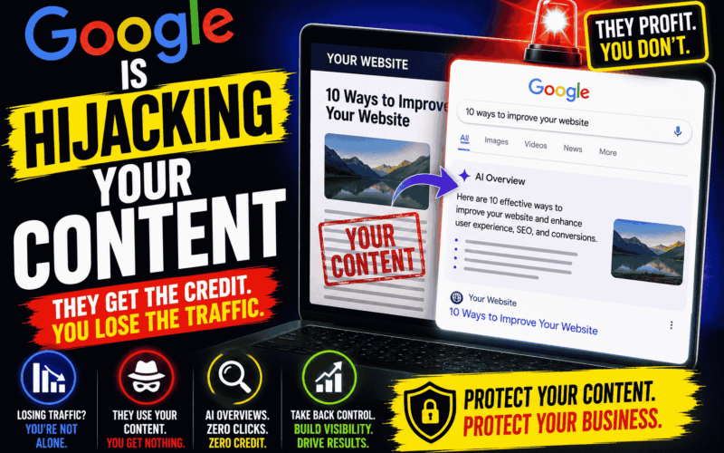 Image of Google is hijacking your content