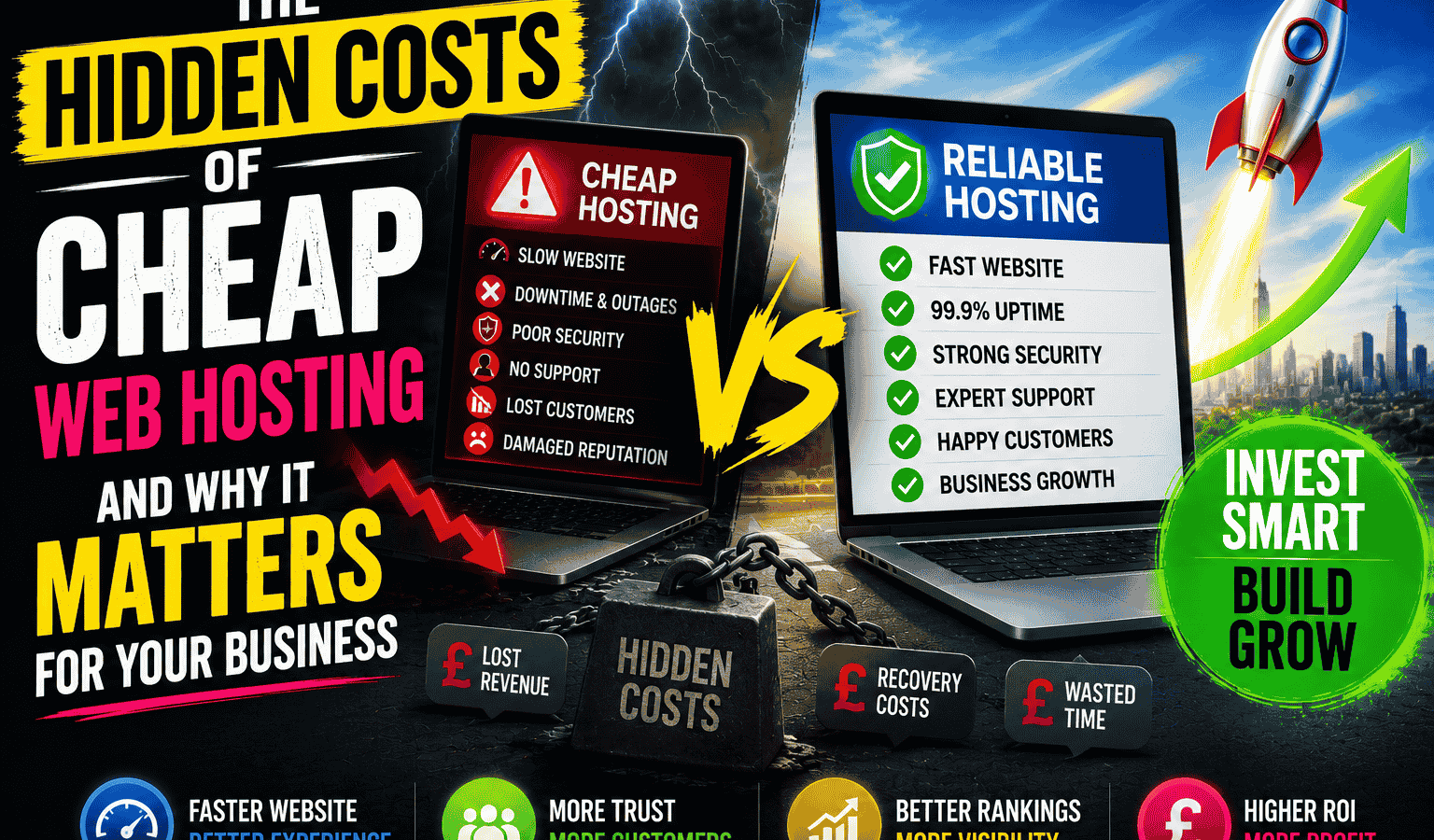Image of The hidden costs of cheap web hosting