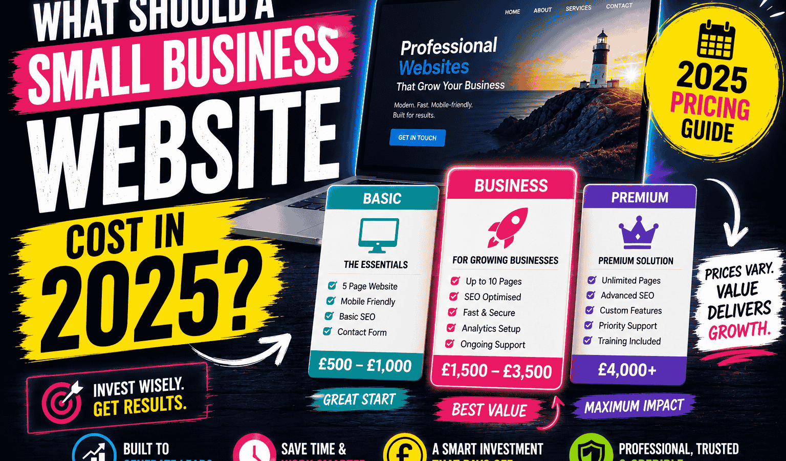 Image of What should a small business website cost in
