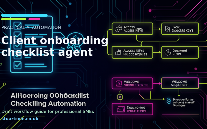 Featured image for Client onboarding checklist agent