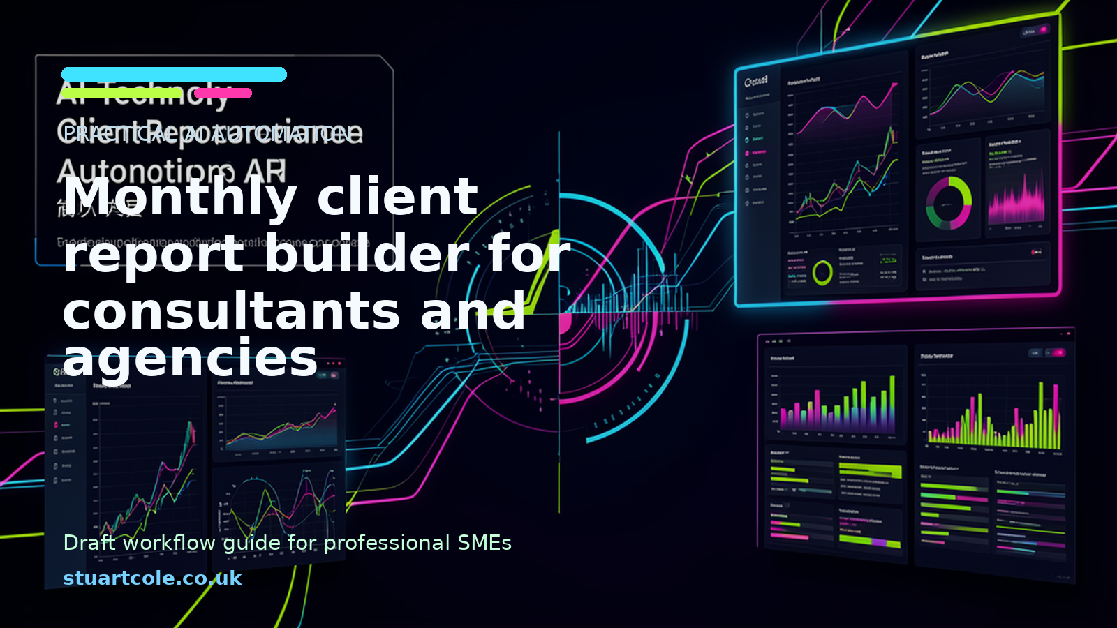 Featured image for Monthly client report builder for consultants and agencies