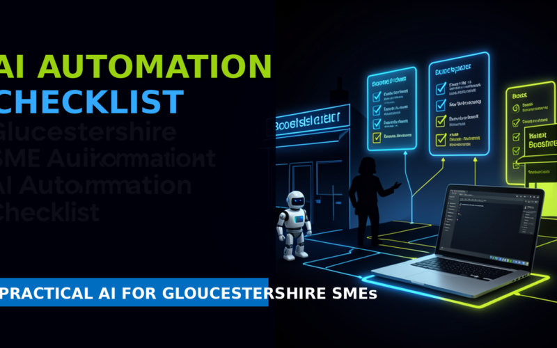 Image of AI automation checklist for Gloucestershire SMEs