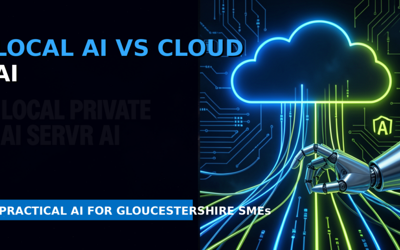 Image of local AI vs cloud AI